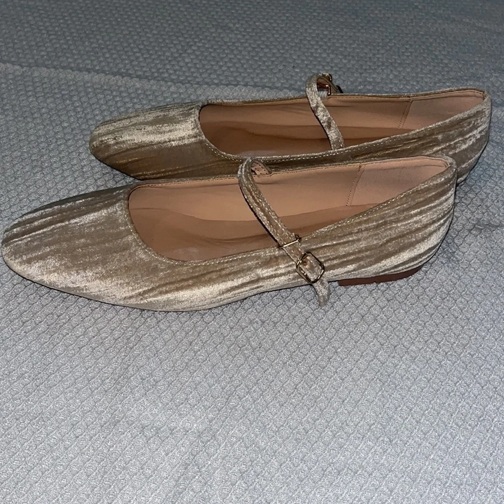 TSKO COSKI Womens Velvet Mary Jane Ballet Flat Size 38 US Size 7.5 - Picture 6 of 12